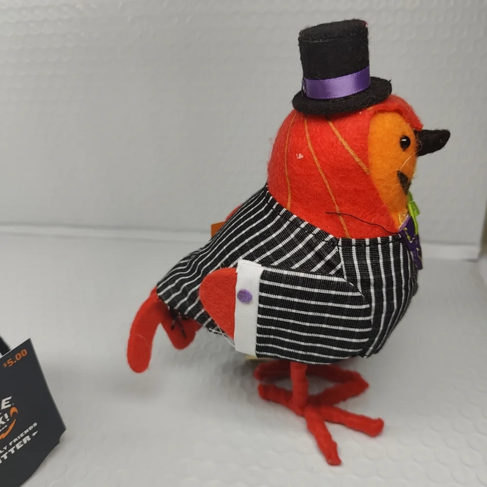 Target Hyde & Eek Featherly Friends Halloween Birds Lot Of 4